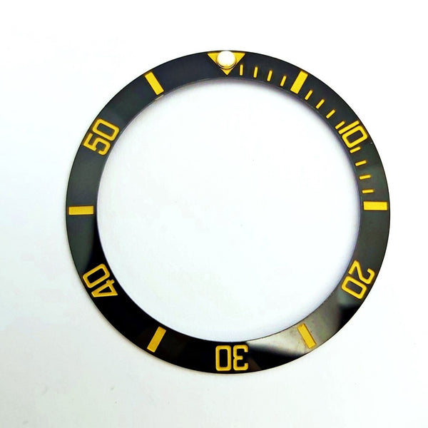 NEW AF SEIKO LEX SUBMARINE BLK GOLD SS KIT CASE BEZEL GLASS CROWN STRAP DIAL HND