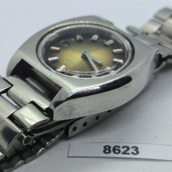 PROJECT TO FIX VINTAGE CITIZEN 64-6172 LADIES DATE WATCH EU SHIP 8623