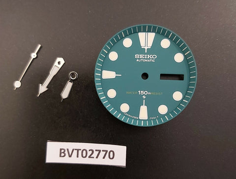 NEW SEIKO GREEN HULK DIAL HANDS MINUTE TRACK SET SEIKO 6309 7040 WATCH BVT02770