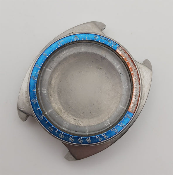 USED SEIKO 6139-6002 POGUE BEZEL GLASS MIDCASE COVER CHRONOGRAPH WATCH 6676