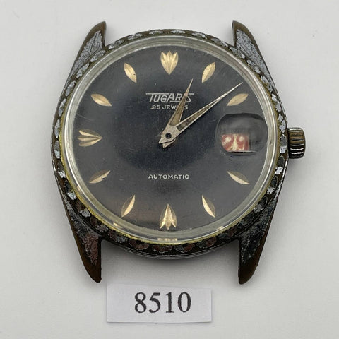 PROJECT TO FIX TUGARIS ARROW DIAL AUTOMATIC WIND ROUND EU SHIP MENS WATCH 8510