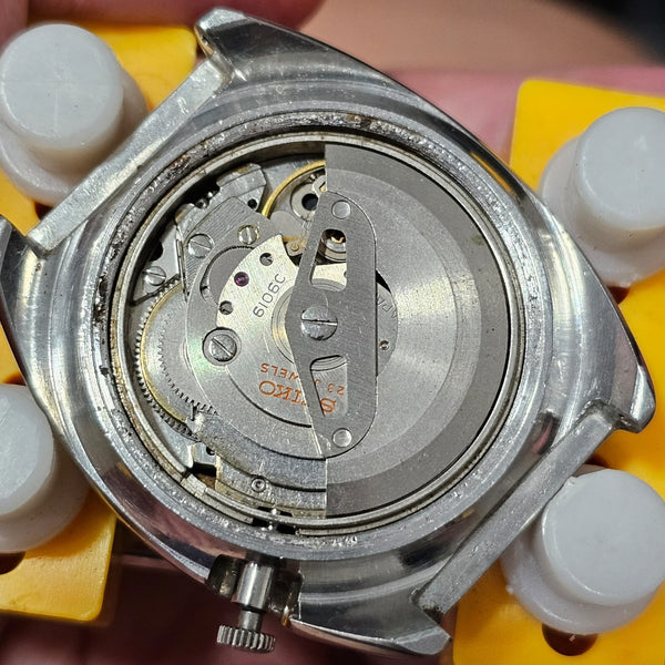 PROJECT TO FIX SEIKO 5 6119 8090 DAY DATE AUTOMATIC MENS EU SHIP SS WATCH 947403