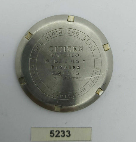 USED HARD TO FIND CITIZEN 51-2273 WATCH POLISHED SS COVER MENS 10701535 BVT05233