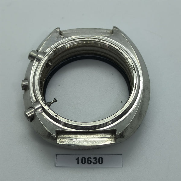 USED RARE SEIKO 6138 0011 UFO CHRONOGRAPH MIDCASE BEZEL MENS SS WATCH 10630