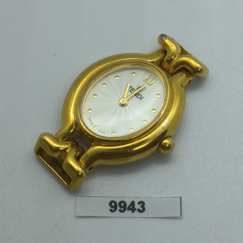 PROJECT TO FIX FENDI LADIES GOLD DIAL GOLD PLATE WATCH EU SHIP WATCH 9943