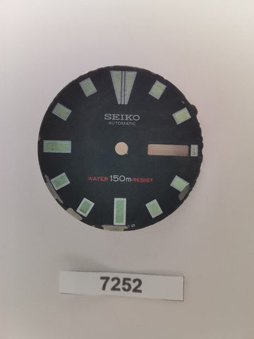 USED VINTAGE SEIKO DIAL FOR 6309 7290 DIVE WATCH BVT07252