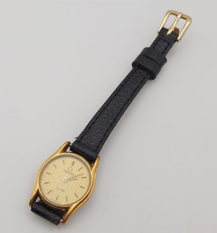PROJECT TO FIX OMEGA DE VILLE GOLD PLATE QUARTZ LADIES WATCH EU SHIP 10459