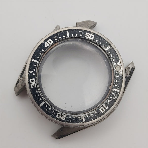 USED POLISHED SEIKO 4205 0155 MIDSIZED WATCH DIVER CASE AND BEZEL KIT BVT06656