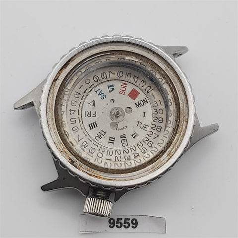 PROJECT TO FIX ORIENT DIVER DAY DATE AUTO MIDSIZE 469DG460 CA EU SHIP WATCH 9559