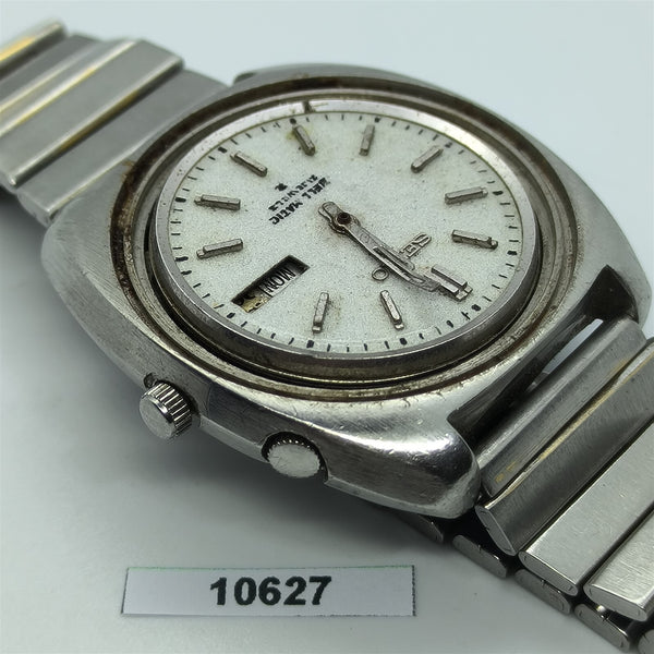 PROJECT FIX SEIKO BELLMATIC 4006 7011 MENS SS AUTO DAY DATE WATCH EU SHIP 10627
