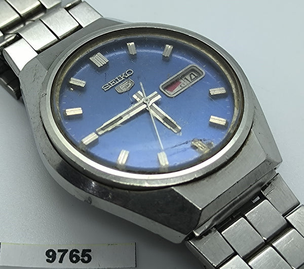 PROJECT TO FIX SEIKO 5 SPORTS 6319 8130 MENS 796399 SS AUTO DAY DATE WATCH B9765