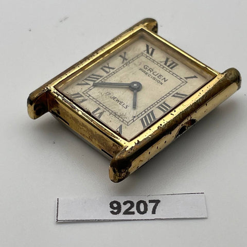 PROJECT TO FIX GRUEN ROMAN DIAL LADIES MANUAL WIND GOLD WATCH BVT09207