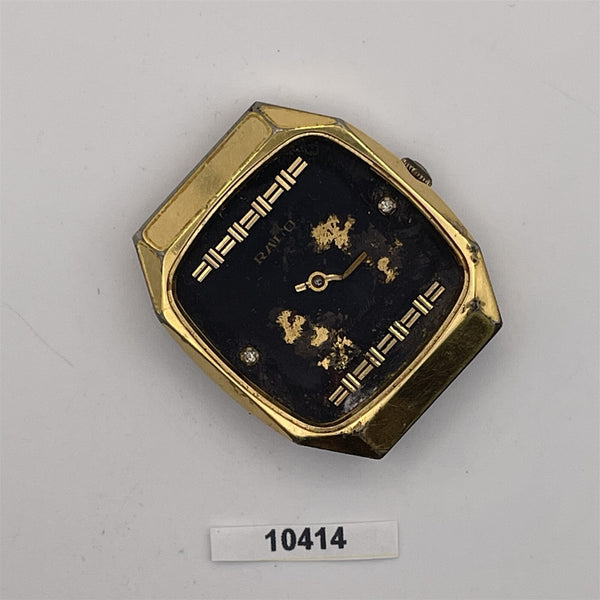 PROJECT TO FIX RADO GOLD PLATE AUTOMATIC DATE WATCH EU SHIP MENS WATCH 10414
