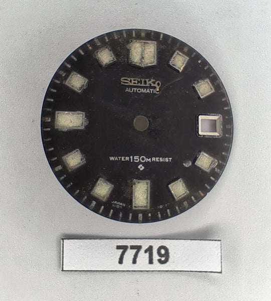VINTAGE RARE SEIKO DIAL FOR 6105 8110 8009 CAPT. WILLARD DIVE DATE WATCH BT07719