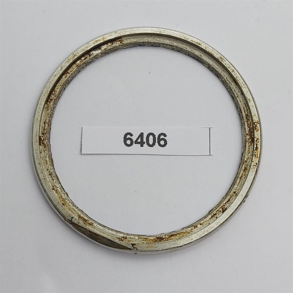 USED SEIKO MENS BEZEL w/ INSERT FOR 6138 0030 KAKUME CHRONOGRAPH WATCH BVT6406