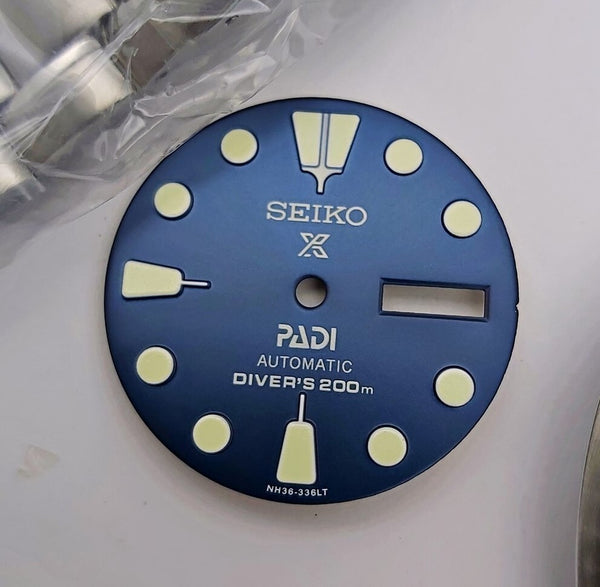 NEW AF SEIKO TURTLE PEPSI CASE BEZEL GLASS CROWN SOLID STRAP DIAL HANDS SRP777