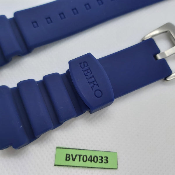 NEW FOR SEIKO RUBBER STRAP BLUE SOFT Z22 BAND 6309 6306 7548 7002 BVT04033