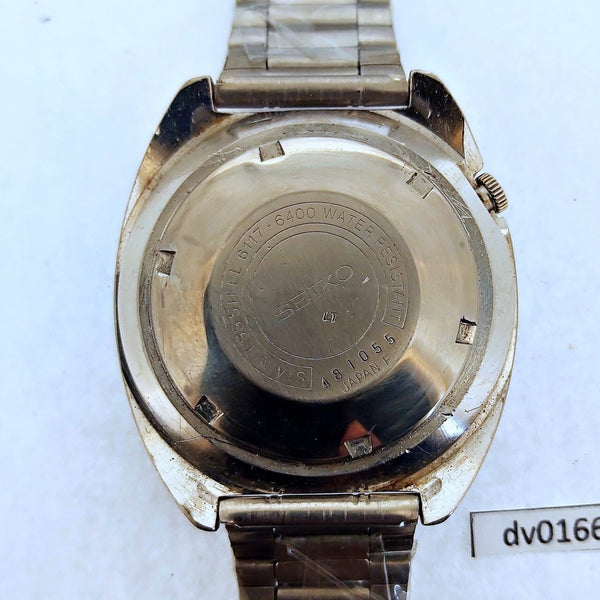 PROJECT TO FIX SEIKO WORLD TIME GMT 6117 6400 MENS AUTO EU SHIP SS WATCH 481055