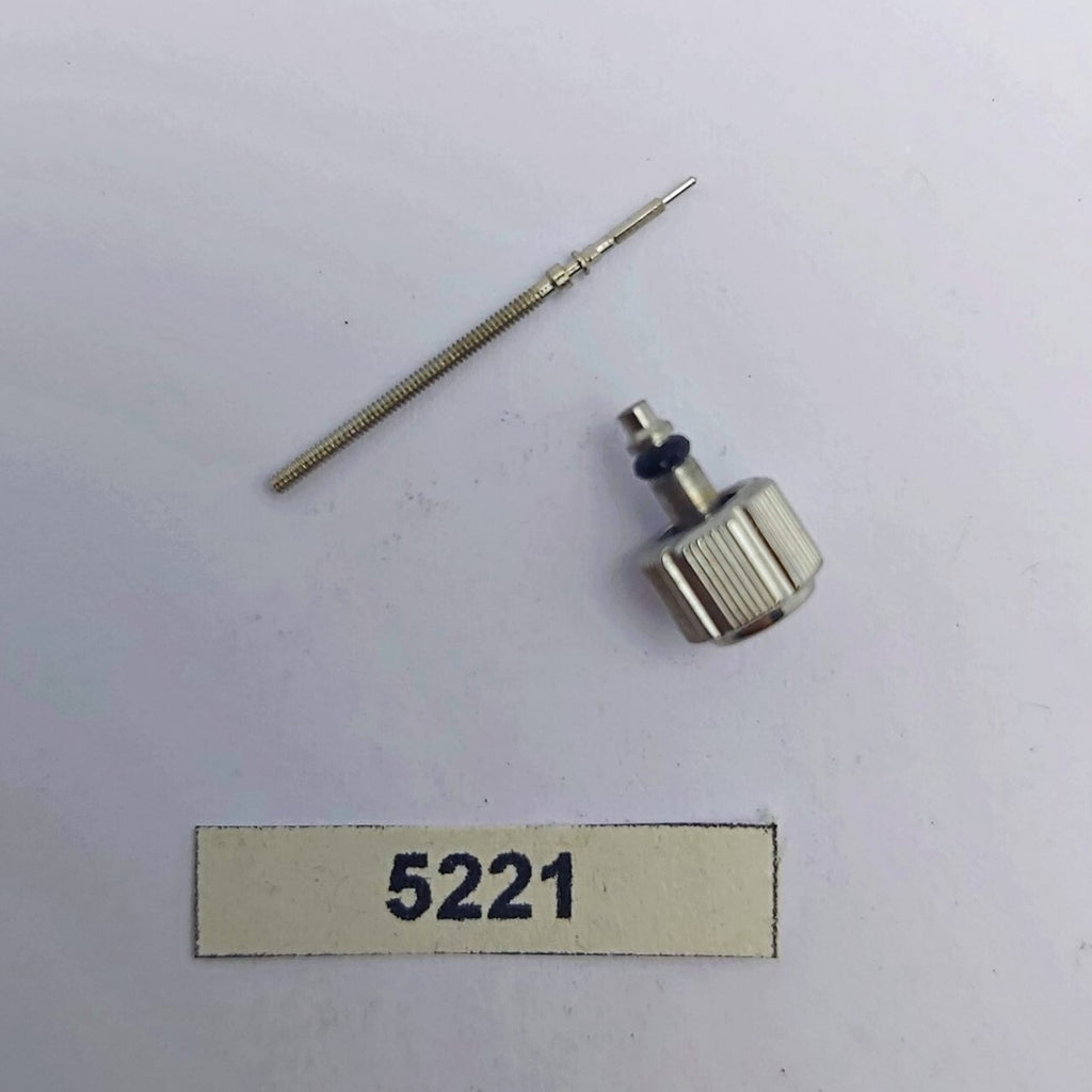 NEW SEIKO 4205-0140 MIDSIZED CROWN AND STEM FOR 4205 WATCH BVT05221