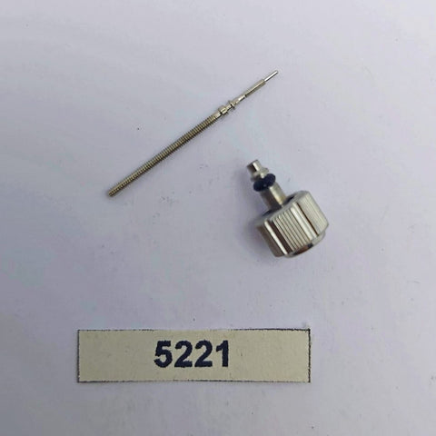 NEW SEIKO 4205-0140 MIDSIZED CROWN AND STEM FOR 4205 WATCH BVT05221