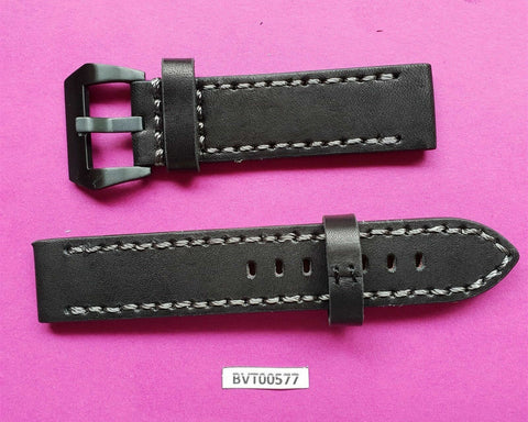 NEW REAL LEATHER STRAP BAND SIZE 22 MM PANERAI, SEIKO & OTHER WATCHES BVT00577