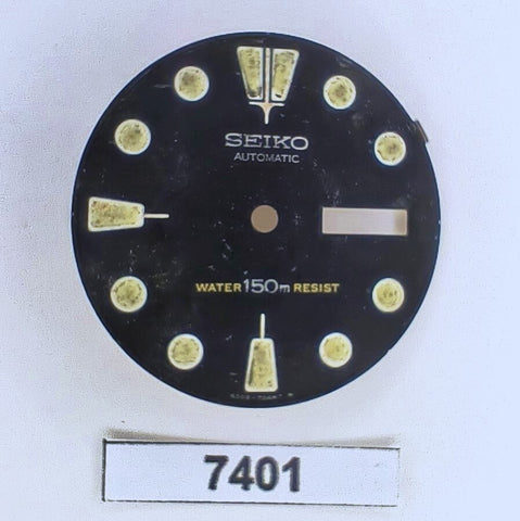 USED VINTAGE SEIKO DIAL NON BEVELED WINDOW 6309 7040 DIVE WATCH BVT07401