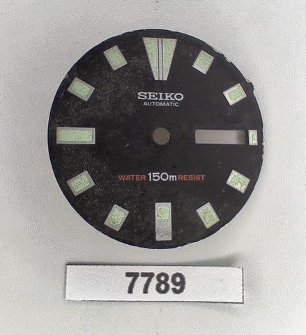 USED VINTAGE SEIKO DIAL FOR 6309 7290 DIVE WATCH BVT07789