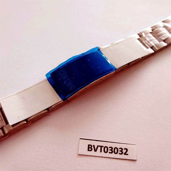 NEW SEIKO STAINLESS BAND SEIKO 6139 6002 POGUE CHRONOGRAPH 19MM FOLDED BVT03032