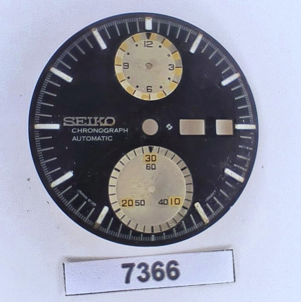 USED VINTAGE SEIKO DIAL FOR 6138 UFO CHRONOGRAPH WATCH BVT07366