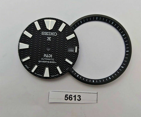 SEIKO BLACK PROSPEX SAMURAI PADI FOR 7002 7000 DIAL MINUTE TRACK WATCH BVT05613