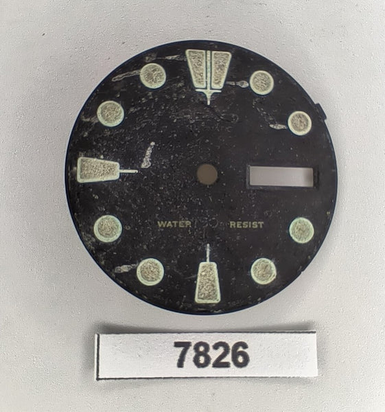 USED VINTAGE SEIKO DIAL NON SUWA BEVELED WINDOW 6309 7040 DIVE WATCH BVT07826