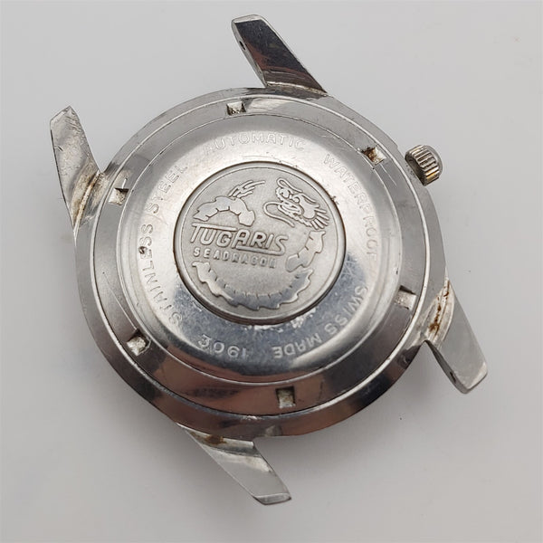 PROJECT TO FIX TUGARIS SUNBURST DIAL ROUND AUTOMATIC EU SHIP MENS WATCH 6511