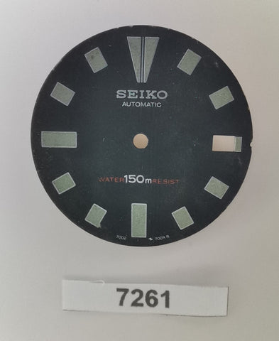 USED VINTAGE SEIKO DIAL FOR 7002 7000 DIVE WATCH BVT07261