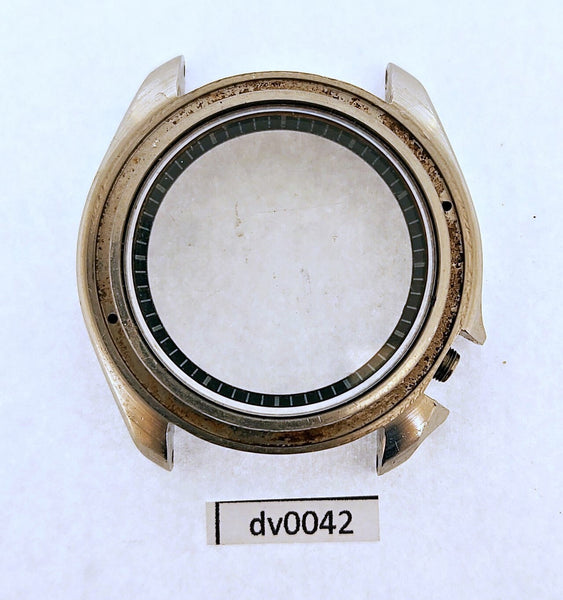 USED SEIKO 7002 7020 MIDCASE, MINUTE TRACK, GLASS KIT MENS WATCH DV0042