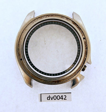 USED SEIKO 7002 7020 MIDCASE, MINUTE TRACK, GLASS KIT MENS WATCH DV0042
