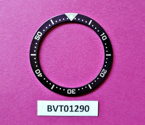 NEW SEIKO PURLE SILVER BEZEL INSERT DIVER'S MIDSIZE 4205 015B 7S26 0030 BVT01290