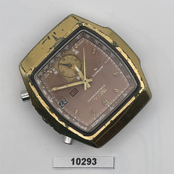 PROJECT TO FIX SEIKO 7016 5020 MONACO FLYBACK MENS GOLD DAY DATE WATCH BV010293
