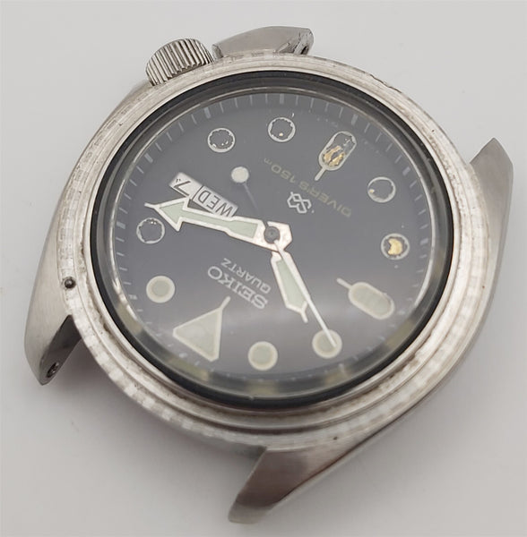 PROJECT TO FIX SEIKO SCUBA 7548 7000 QUARTZ DATE MENS DIVE 924338 SS WATCH