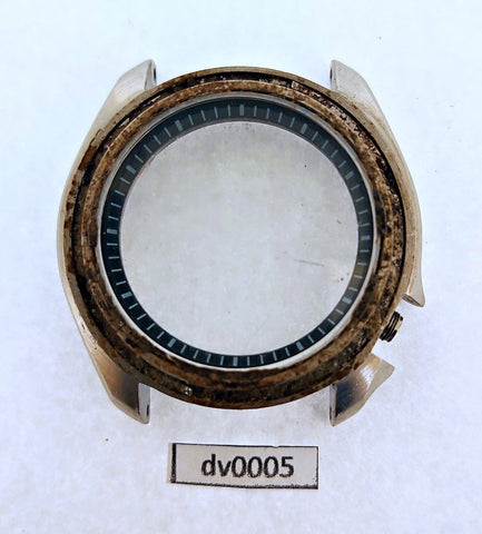 USED SEIKO 7002 7020 MIDCASE, MINUTE TRACK ,GLASS KIT MENS WATCH DV0005