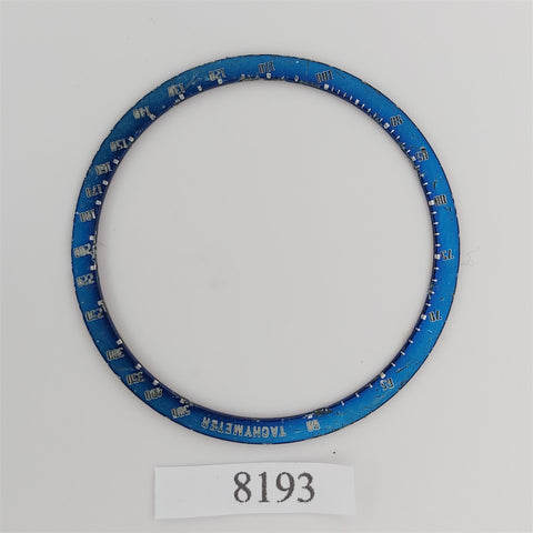 USED VINTAGE BEZEL INSERT FOR SEIKO KAKUME 6138 0030 CHRONOGRAPH WATCH BVT08193