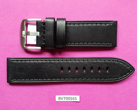 NEW REAL LEATHER STRAP BAND SIZE 24 MM FOR PANERAI & OTHER WATCHES BVT00565