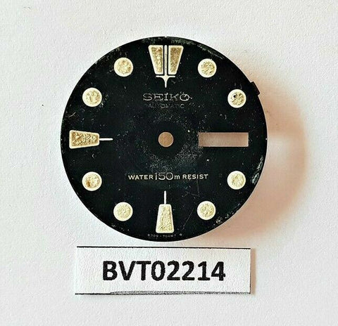 USED VINTAGE SEIKO DIAL NON BEVELED WINDOW 6309 7040 DIVE WATCH BVT02214