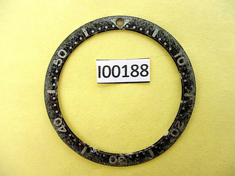 USED VINTAGE SEIKO BEZEL INSERT FOR 7002 6309 7040 7290 6306 DIVE WATCH I00188