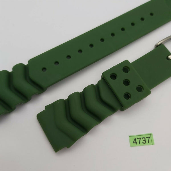 NEW SEIKO RUBBER STRAP GREEN HULK WAVE Z20 BAND 20mm 4205 7S26 0030 0050 BVT4737