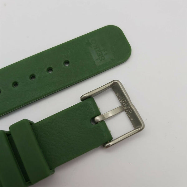 NEW SEIKO RUBBER STRAP GREEN HULK WAVE Z20 BAND 20mm 4205 7S26 0030 0050 BVT4737