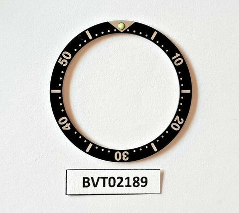 NEW SEIKO BLACK INSERT FOR 6309, 7002, SKX007, 7548 DIVE WATCH BVT02189