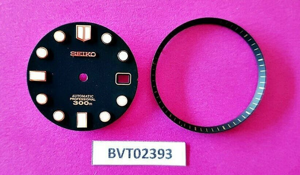 NEW SEIKO BLACK DIAL MINUTE TRACK SKX007 MARINEMASTER 300 MOD NH35 LUMES BVT2393