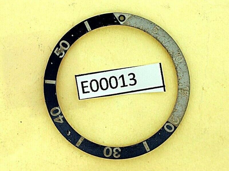 USED VINTAGE CITIZEN BEZEL INSERT FOR NY2300 AND LEFTY MODEL DIVE WATCHES E00013