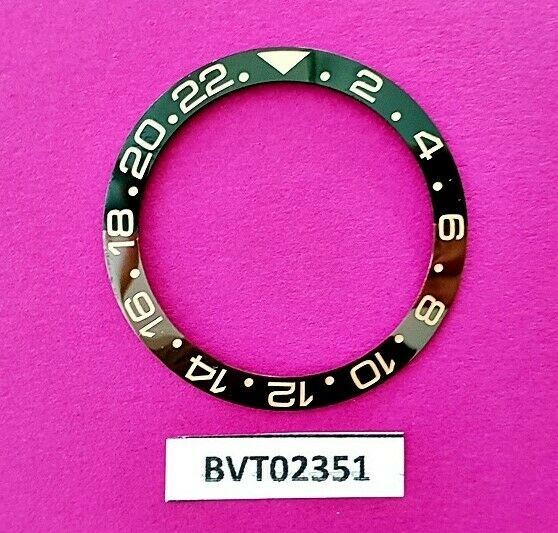 SEIKO ROOTBEER GMT CERAMIC BEZEL SLANT INSERT 6309 7002 SKX007 WATCH BVT02351