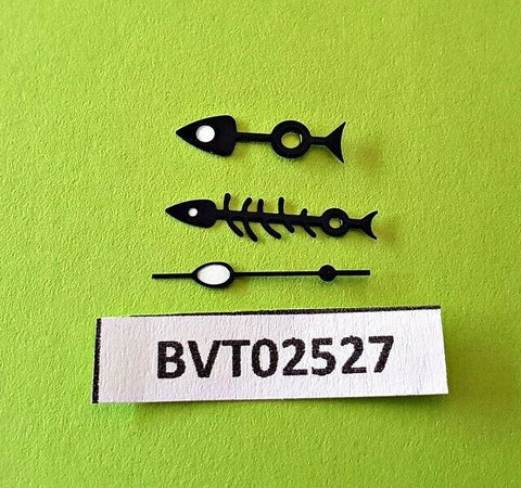 NEW SEIKO BLACK FISH BONE HANDS 7S26 NH35 6309 7002 7548 DIVERS WATCH BVT2527